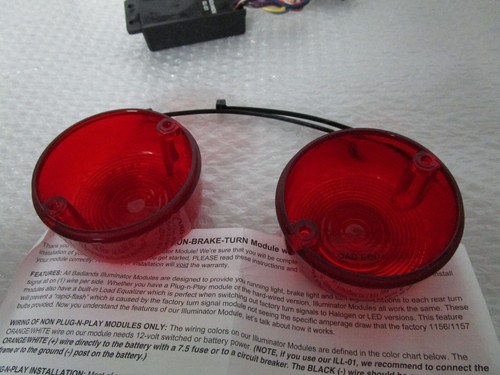99-01 Harley Dyna / 00-01 Softail / 99-03 Sportster Badlands Plug-In Illuminator - Picture 5 of 7