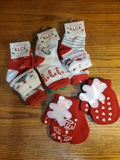 LOT of 5 Kids Size 12-24 Months Socks and Mittens