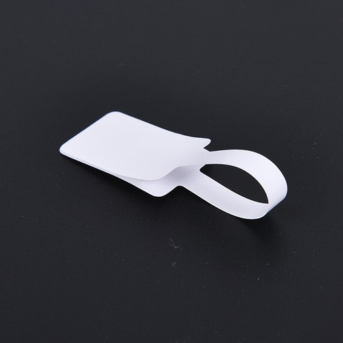 100pcs White Price Label Tags with Hanging String Jewelry Stationery Shoes xp - Picture 7 of 13