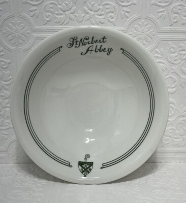 St Norbert Abbey Restaurant Style Stoneware Bowl Hotel Train Dish By Sterling