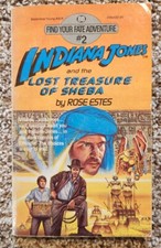 Find Your Fate Adventure #2 INDIANA JONES AND THE LOST TREASURE OF SHEBA 1984