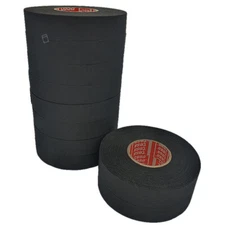 Tesa 51036 Wire Harness Tape Cloth PET High Temp 150°C 19mm x 25m 10 Rolls