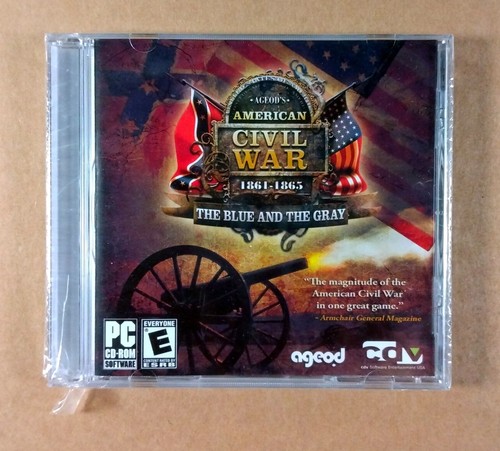 AGEOD'S American Civil War 1861-1865 The Blue and the Gray PC CD-ROM Windows NEU - Bild 1 von 2
