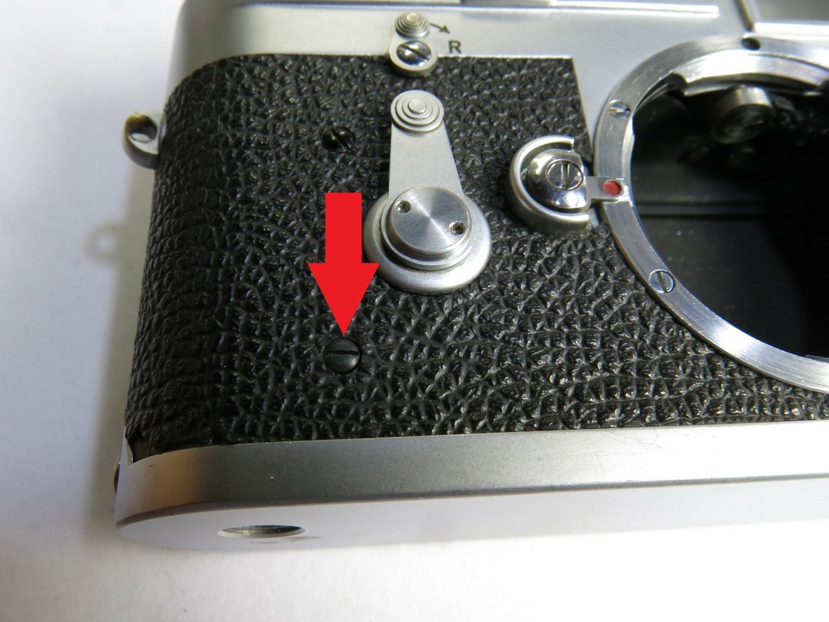3) 2 screws set for Leica body M4 M3 M2 M1 MD Repair parts Black