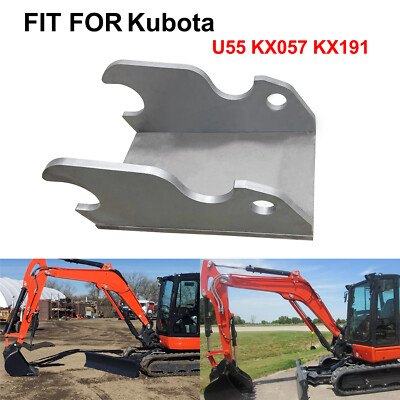 #ad Fits Kubota U55 KX057 KX191 Iron Quick Attach Bucket Ears Attachment Plate $139.00