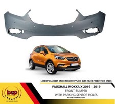 VAUXHALL MOKKA X 2016 - 2019 FRONT BUMPER UPPER PRIMED WITH PARKING SENSOR HOLES