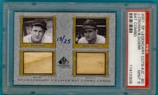 2001 SP Legendary Cuts Joe Cronin/Doerr Bat Combo /25 #JC-BD PSA 9! POP 2!