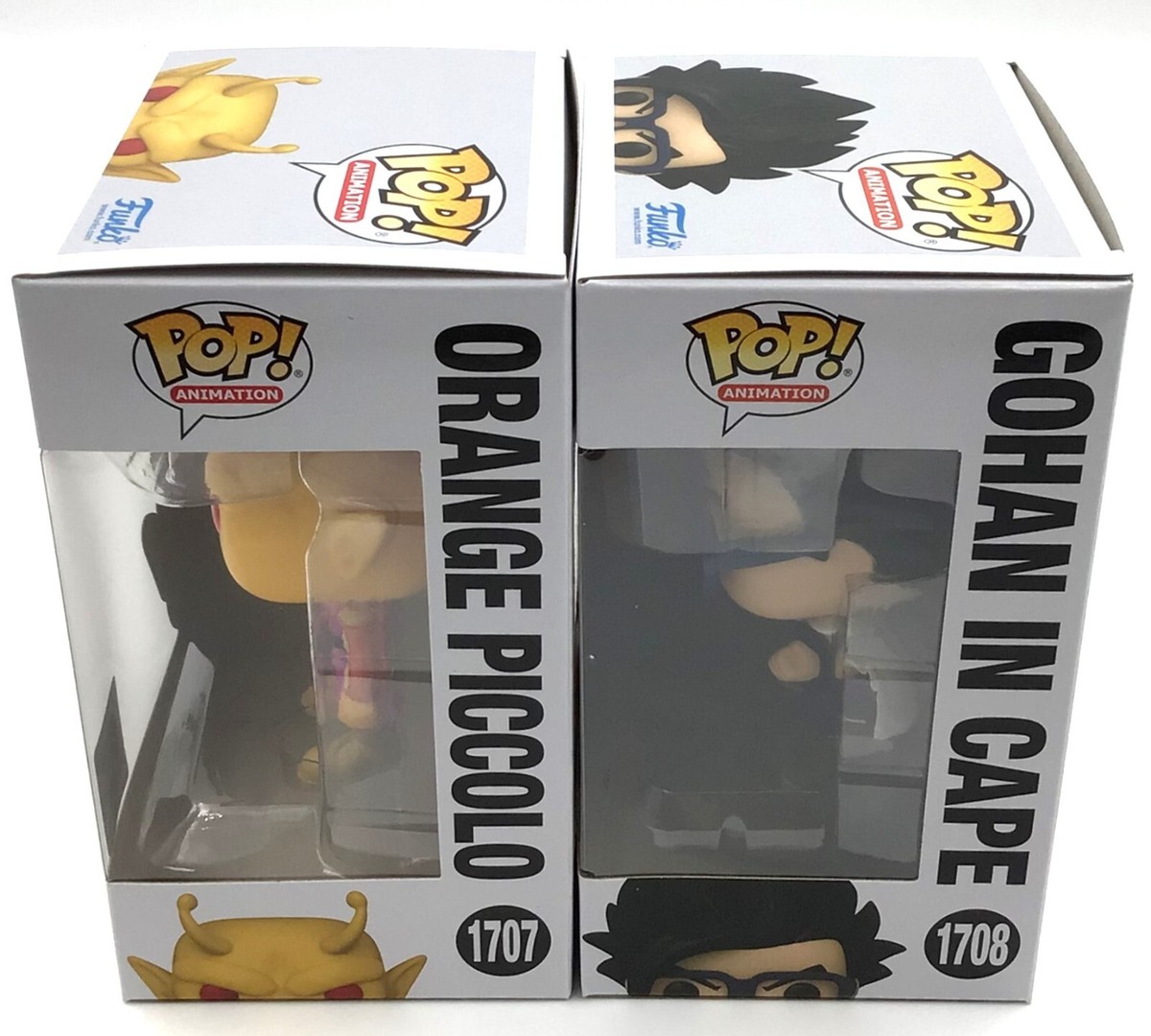 Funko Pop! DBS Orange Piccolo #1707 & Gohan in Cape #1708