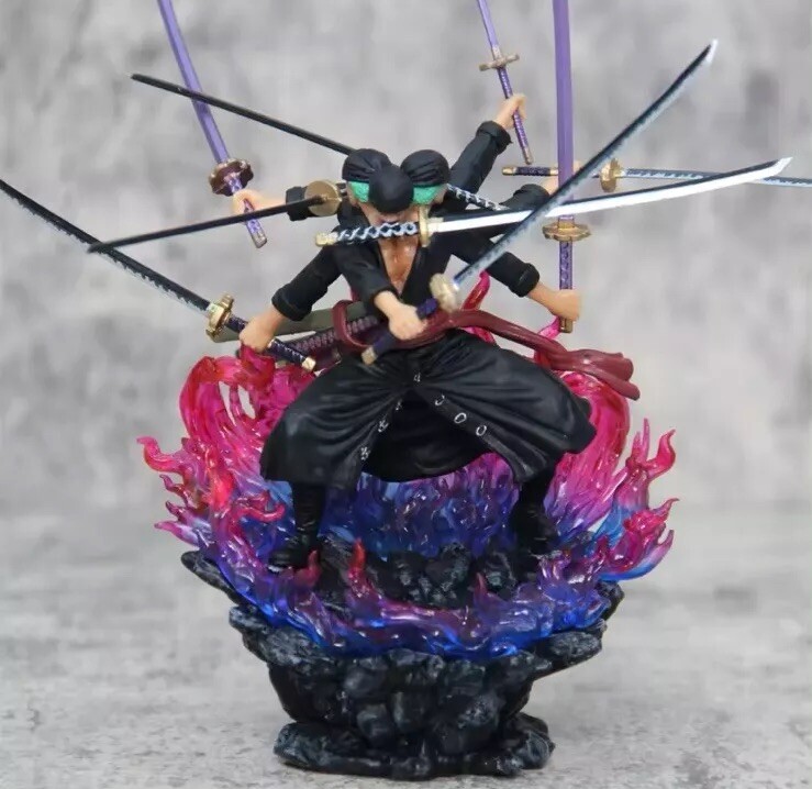 One Piece 15 Cm Figura Asura Roronoa Zoro Statua Action Figure