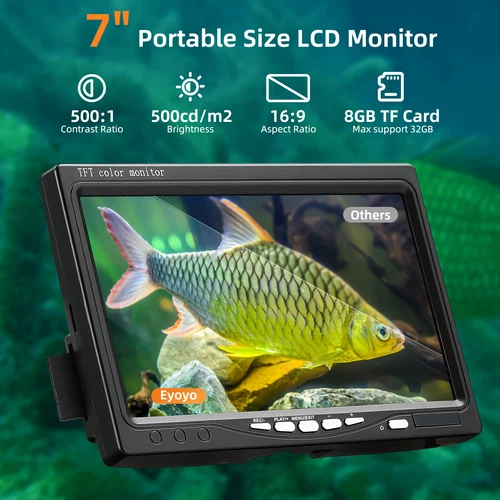 Eyoyo Underwater Fishing Camera Video Fish Finder 1000TVL Waterproof DVR - Picture 2 of 8