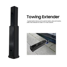 Trailer Hitch Receiver Trailer Extension Adapter Tube Towing Extender 6000lbs