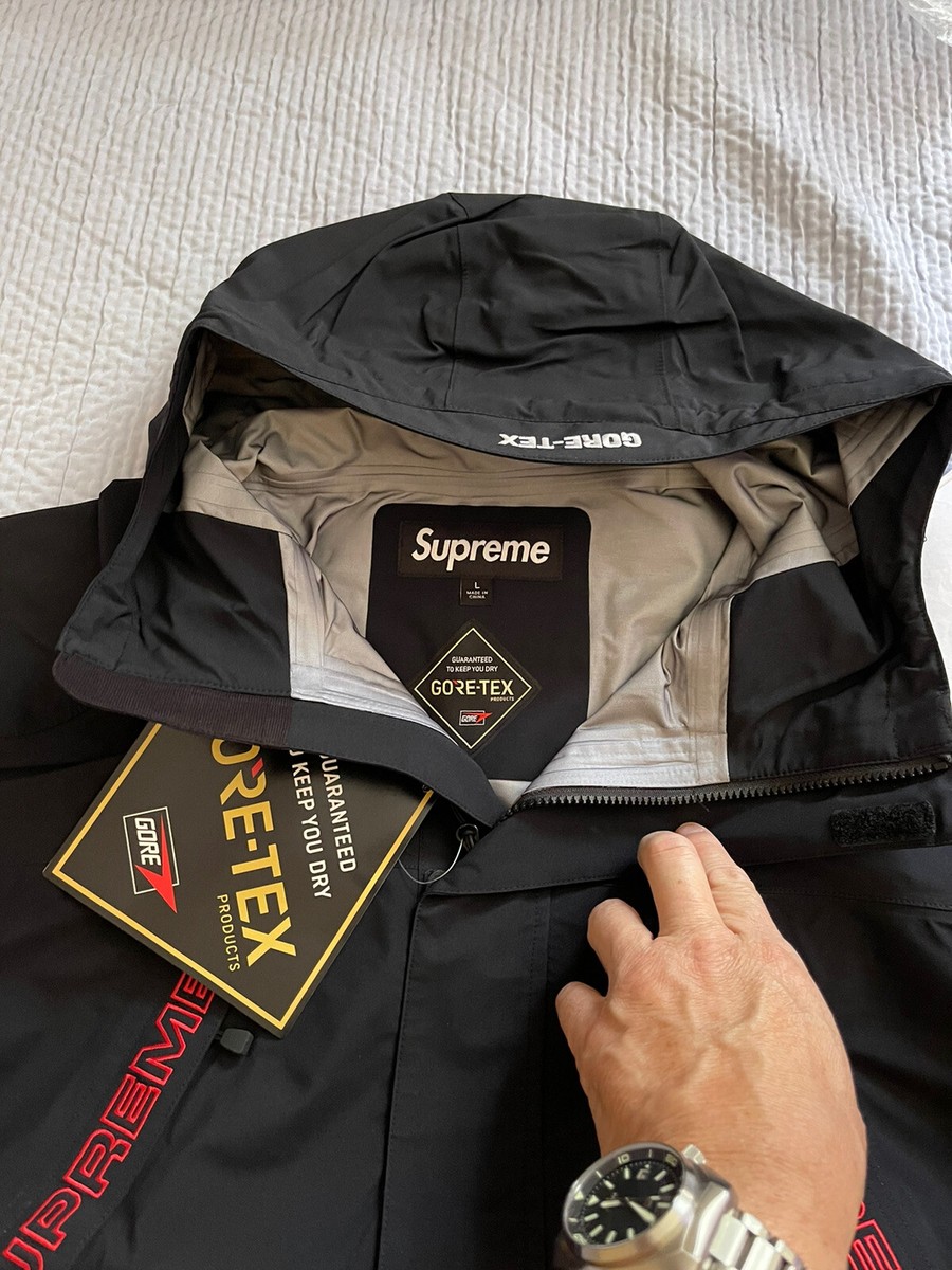 Supreme - GORE-TEX Taped Seam Jacket 黒　M Supreme GORE-TEX Taped Seam Jacket (FW19) - $398
