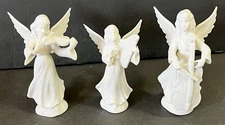 Dresden Angel Figurines Karl Heinz Klette Porcelain Music Heaven Germany Lot 3x