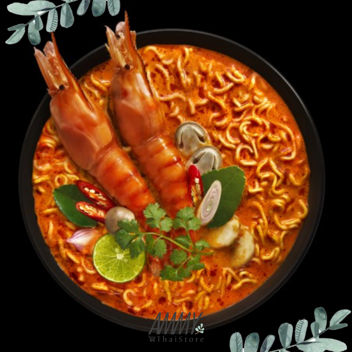 5x Instant Noodle NISSIN Thai Signature TOMYUM Shrimp Pasta Creamy