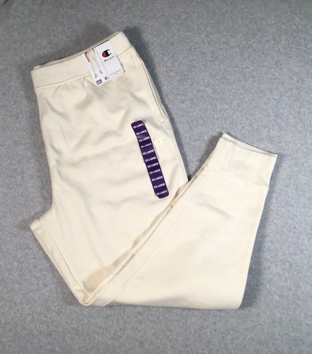 NEU Champion Herren Creme Natur Jogger Jogginghose Loose Fit Training Gr. XXL