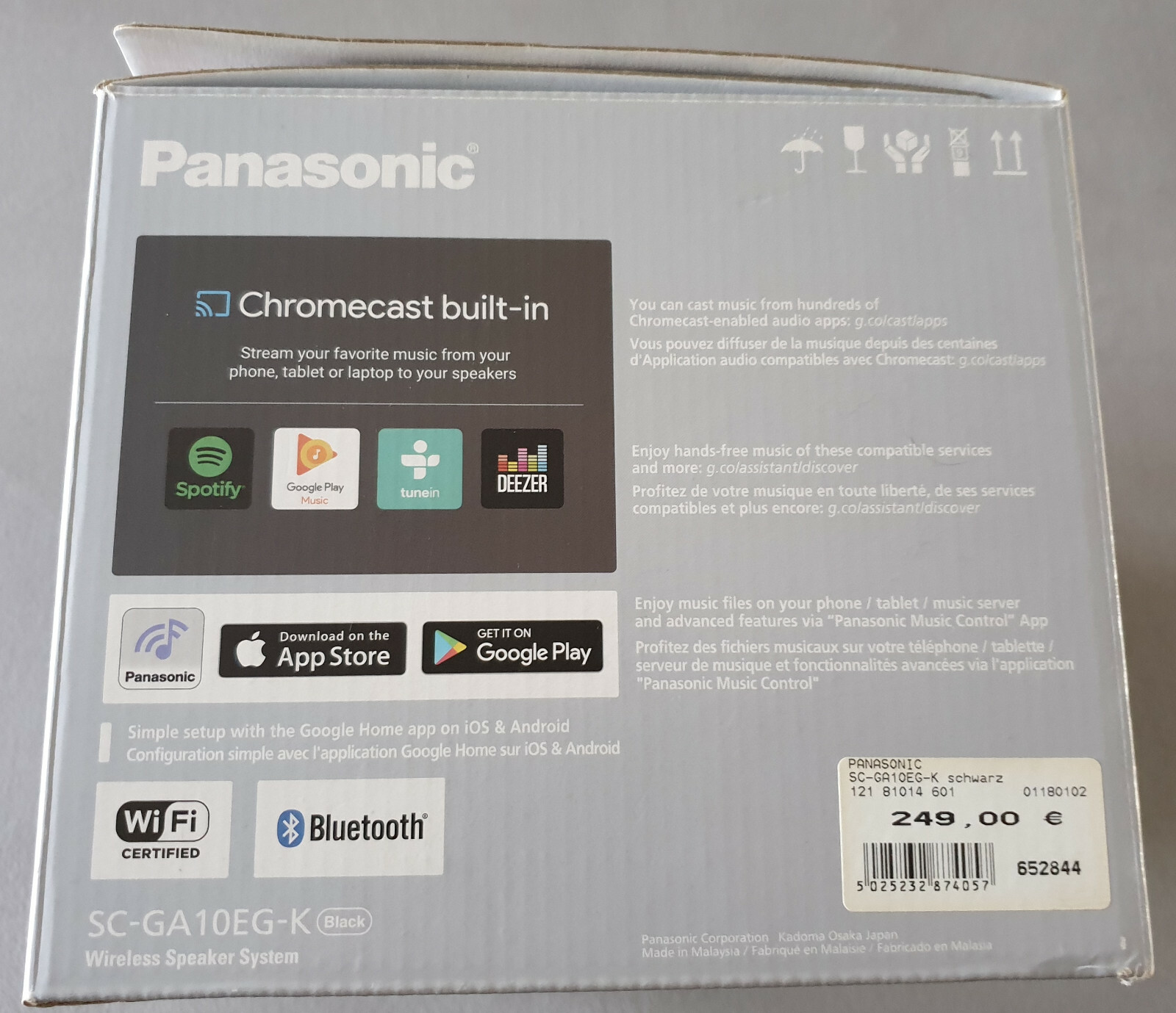 panasonic chromecast built in