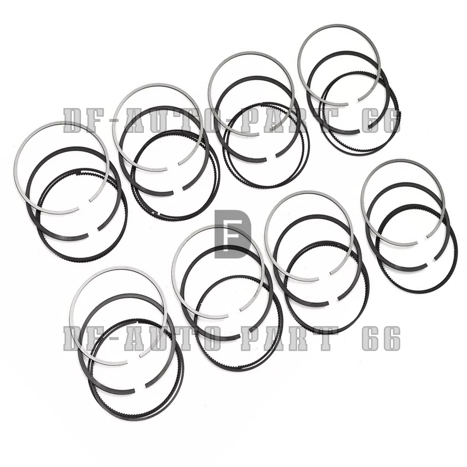 Conjunto de anéis de pistão 8 peças para BMW E63 E64 E53 E70 E60 550i 650i 750i X5 N62B48 4.8L - Imagem 2 de 3