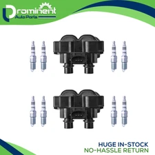 2 Ignition Coil & 8 NGK Iridium Spark Plug for 1996-2001 Ford Crown Victoria
