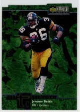 1997 Upper Deck Collector's Choice Football Jerome Bettis Turf Champions Tier 3