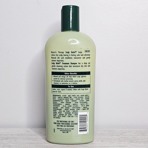L'OREAL Nature's Therapy Scalp Relief Treatment Shampoo Discontinued NEW 12 oz - Picture 2 of 2
