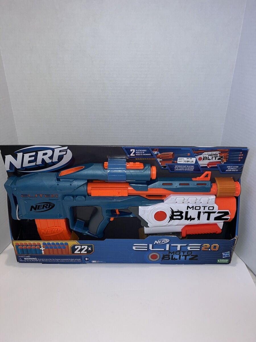 Nerf Elite 2.0 Motoblitz CS-10 Blaster, Motorized 10-Dart Blasting