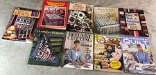 Lot of 9 Quilting Quilt Block Patterns Designs Books Uncut Beginners To Advanced