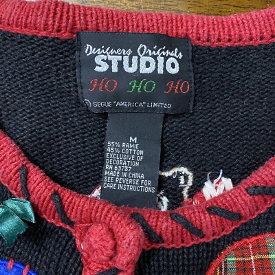 Vintage 90s Designers Originals Studio Funky Christmas/Holiday 