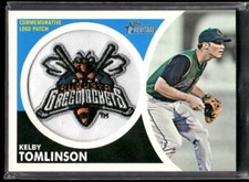 #MLL-KT Kelby Tomlinson 2012 Topps Heritage Minor League Cap Logos
