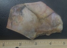 SUNSET AGATE SANDED SLAB BEAUTIFUL LAVENDER PASTEL COLORS 98 GRAMS 3.5 OZ OREGON