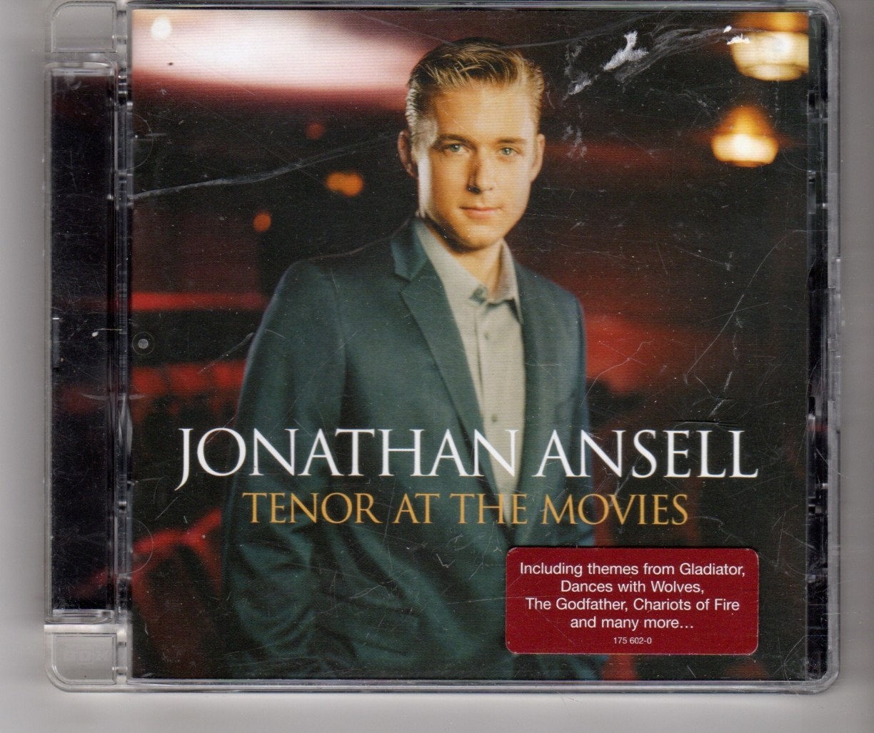 (HN49) Jonathan Ansell, Tenor At The Movies - 2008 CD