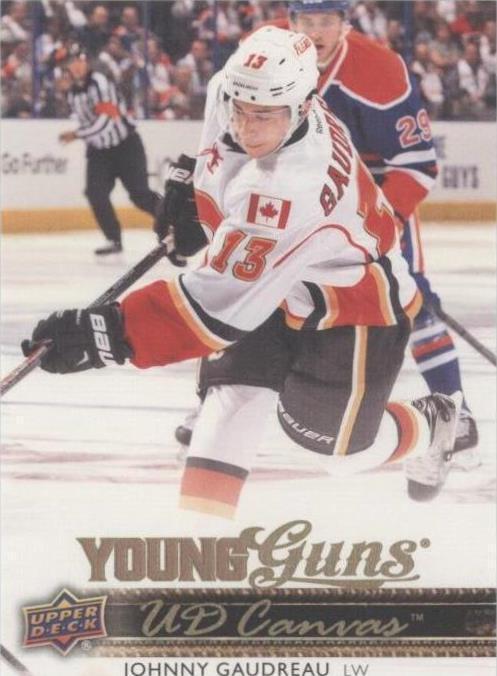 2014-15 Upper Deck - Ud Canvas Young Guns Johnny Gaudreau #C96 (RC)