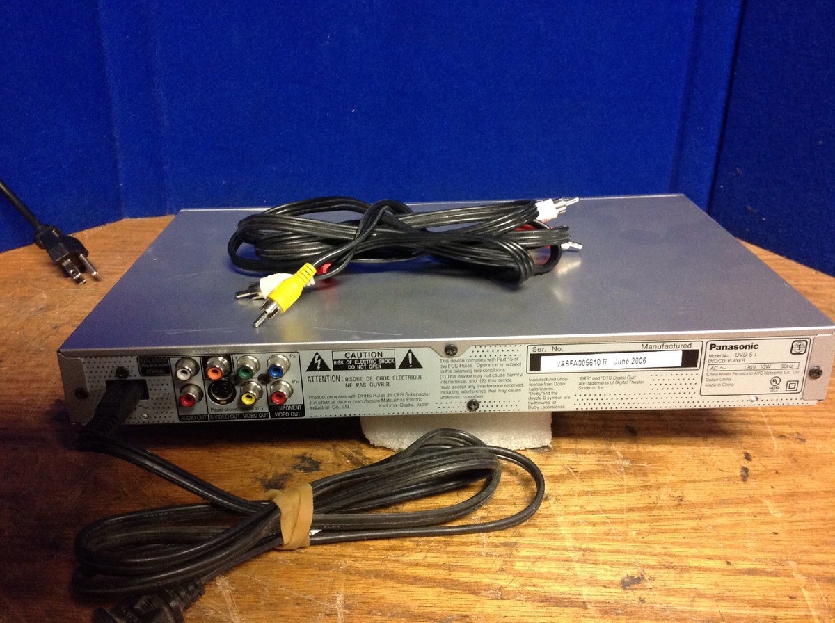 Panasonic DVD/CD Player DVD-S1 | eBay