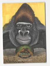 Tarzan 100th Anniversary 2012 Cryptozoic Sketch Card by Wilson Ramos Jr. (A) 1/1