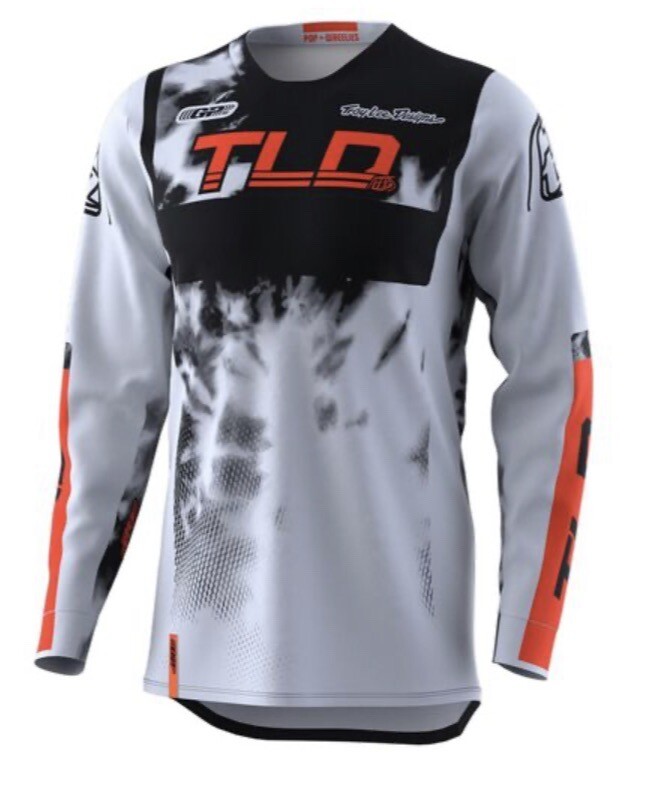 New! Troy Lee Designs GP Air Astro MX Jersey Gray/Orange Youth XL CLOSEOUT!