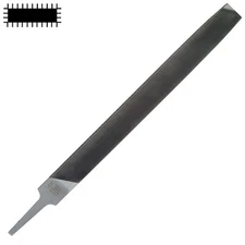 2pcs Bahco Mill Bastard File,10",Single Cut,40 TPI#1-143-10-1-0 Single Cut Edges