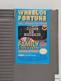 Wheel of Fortune - Family Edition (Nintendo, 1990) NES Tested ML322