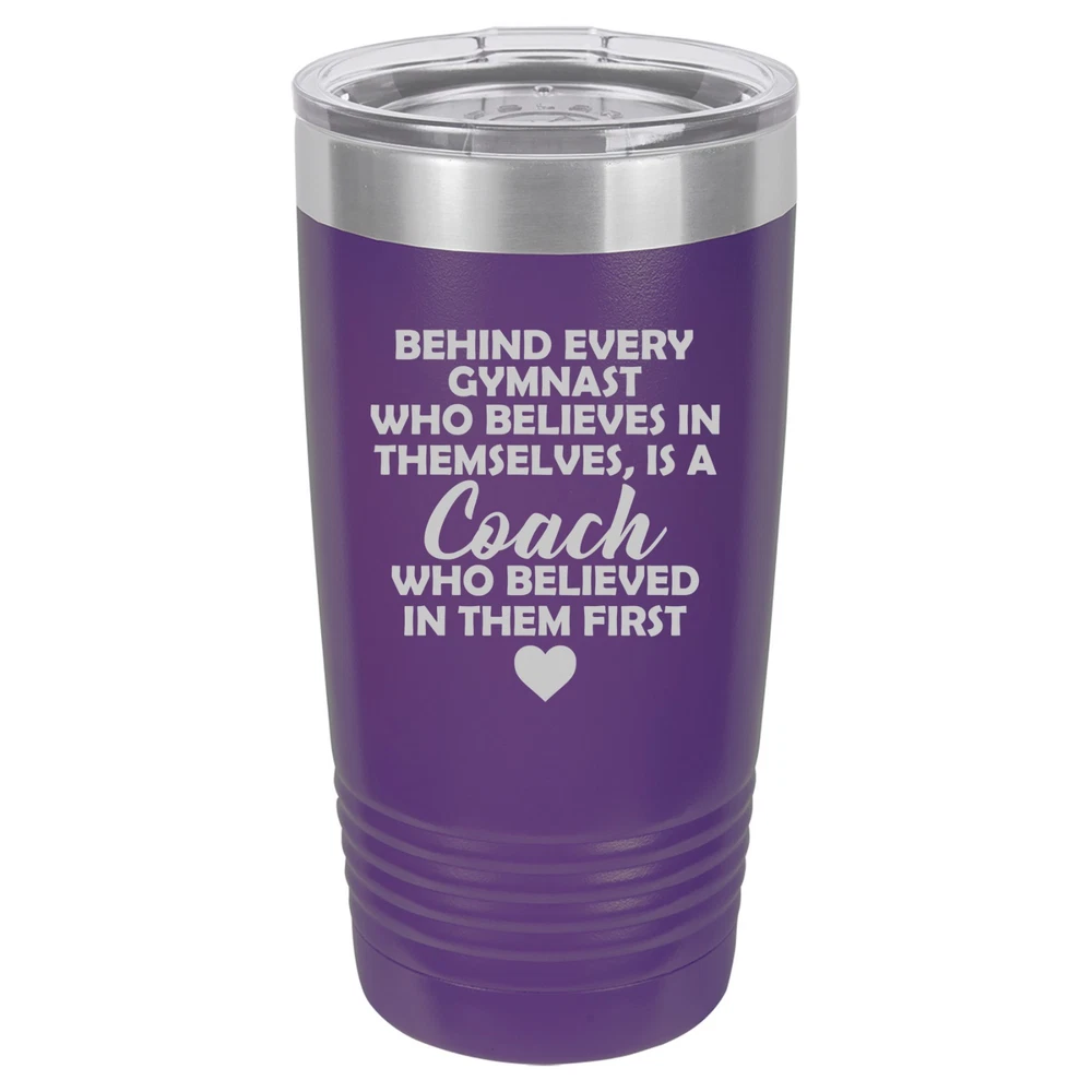 20oz 30oz Vacuum Insulated Travel Mug for Gymnastics Coaches