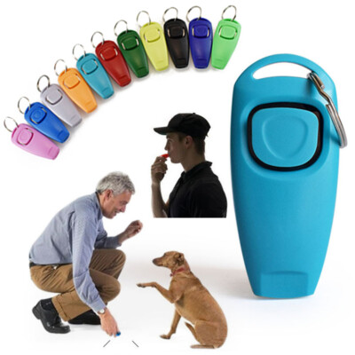 Dog Training Clicker Whistle Keyring in Easy Puppy Dog Pet