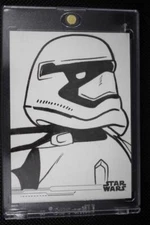 TOPPS Star Wars Rise of Skywalker Rich Molinelli Sketch Card TROOPER CHARACTER