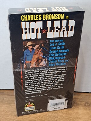 Hot Lead - Charles Bronson - 1971 - VHS Movie - New Sealed | eBay