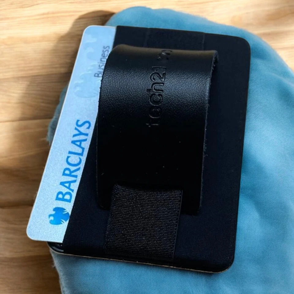 Wallet Credit Card ID Cash Holder Pouch Stick On Mobile Phone Pocket Adhesive - Image 4 of 4