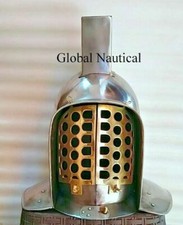 Gladiator Helmet Battle-Ready Steel Armor Helmet Combat Armor Helmet