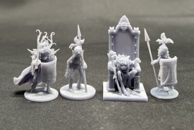 Wood Elf Unpainted Mini Resin Figures Rankin Bass The Hobbit Elven King Elves