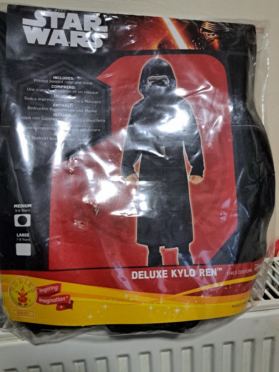 Kylo Ren Boys Costume Star Wars Deluxe Robes Kylo Ren Boys Costume Star Wars Deluxe Robes