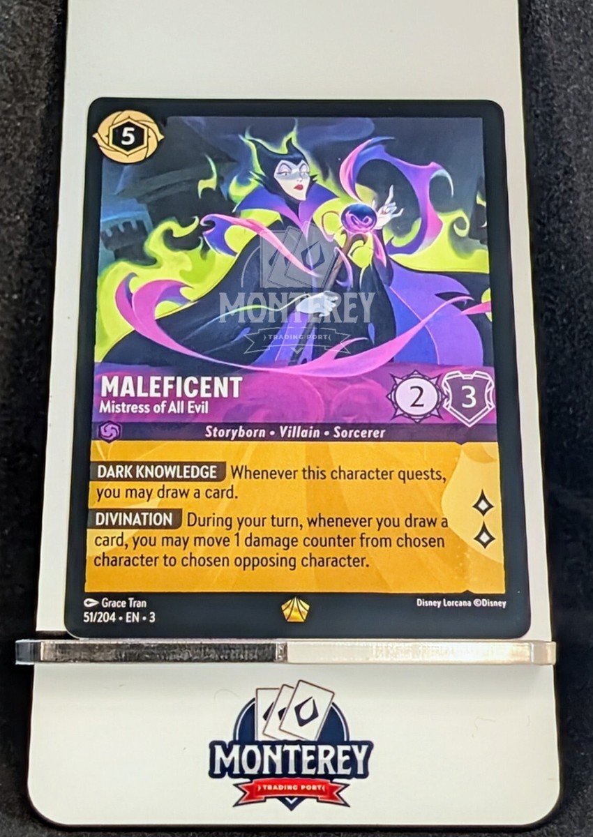 maleficent lorcana card Daily Card Discussion: Maleficent, Monstrous Dragon : r/Lorcana