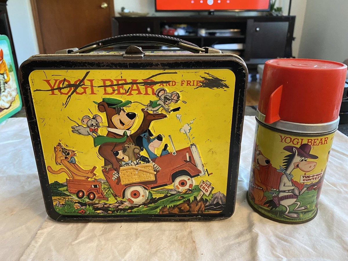 Metal scooby doo lunch box with thermos 2025