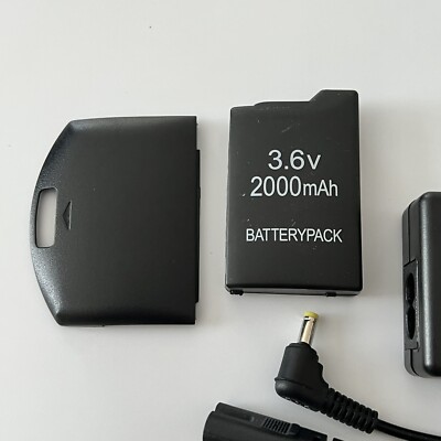 QUALITY Sony PSP 1000 Revival Kit - Battery, Charger, Cover, 64gb