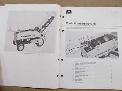 John Deere JD21 Trencher Operators Manual, OM-GA10019 | eBay