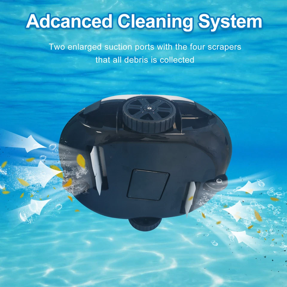 Cordless Robotic Automatic Pool Cleaner Vacuum - Image 4 of 4