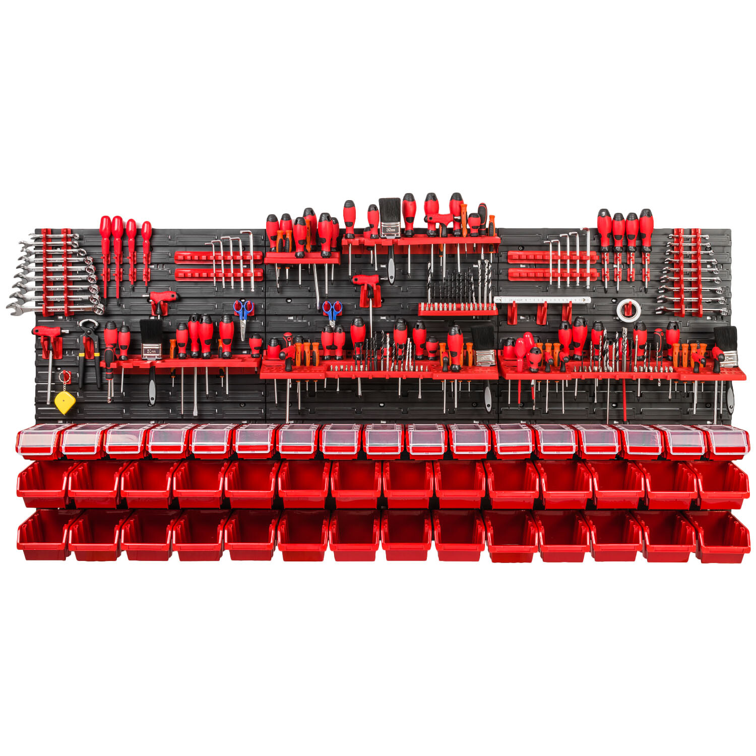 Werkzeugwand 1728 X 780 Mm - Lagersystem SET Werkzeughaltern